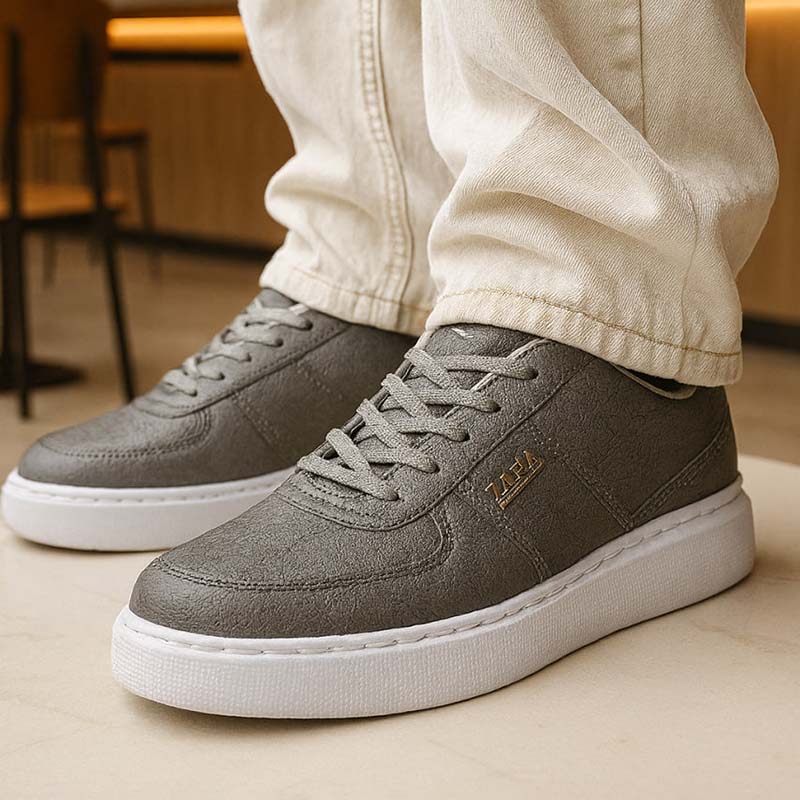 کفش تخت Zara مردانه طوسی مدل Kiyan